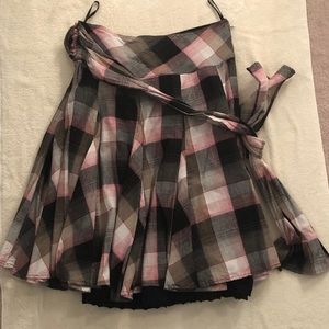 Checkered skirt